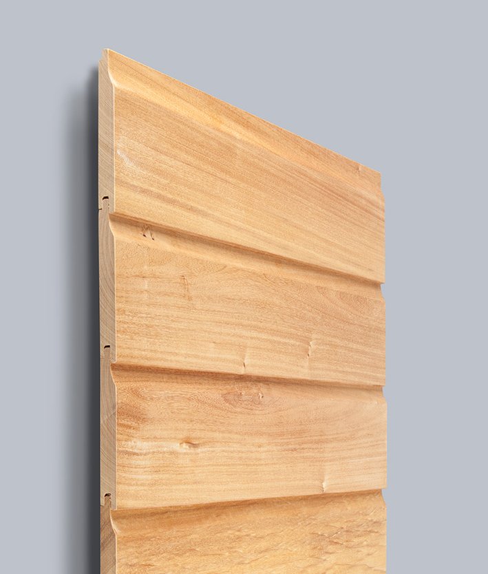 Stülpschalung - Holzfassade - Detailsansicht